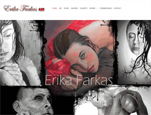 Tablet Screenshot of erikafarkas.com